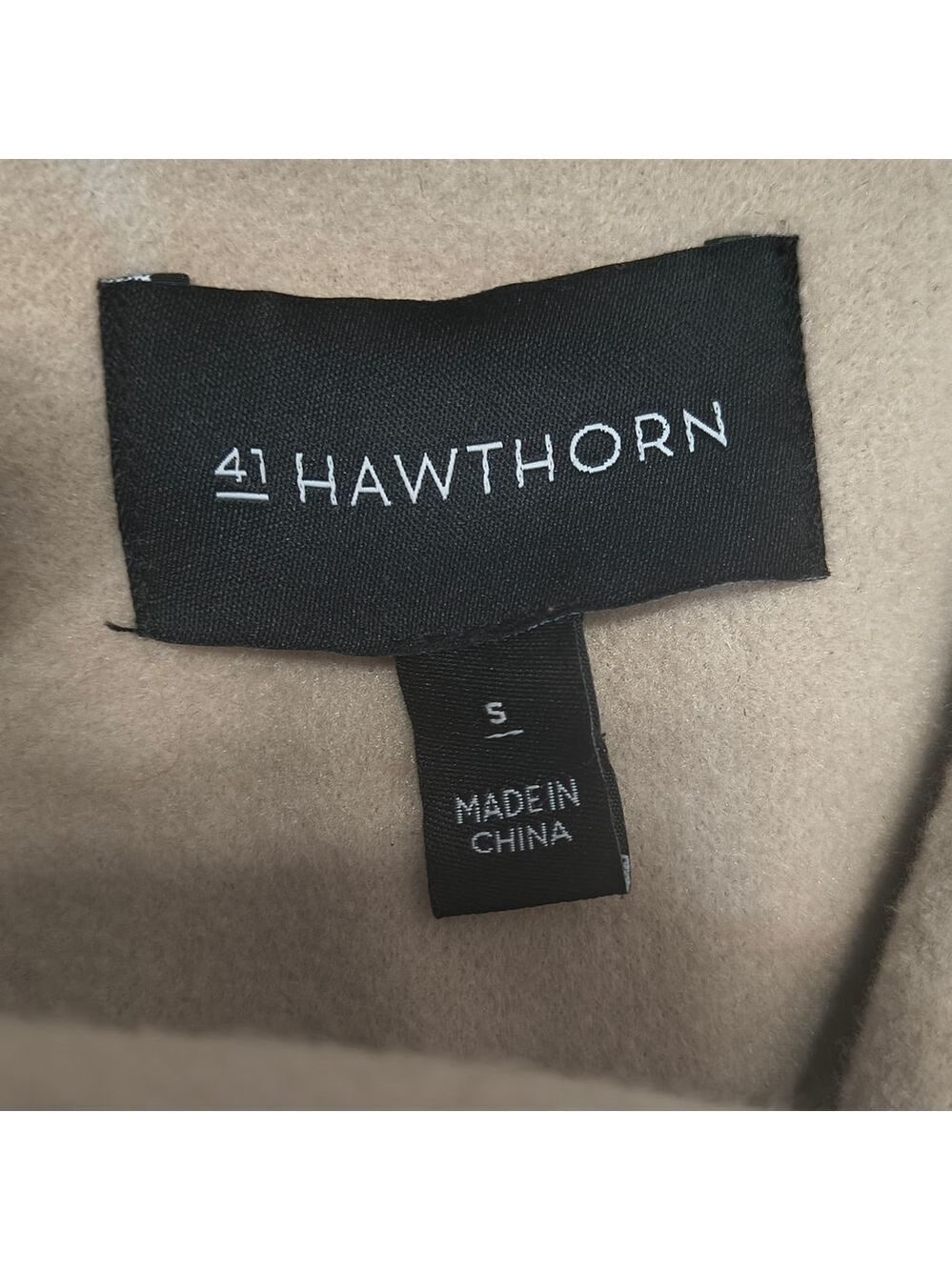 41 Hawthorn Cream Trench Coat Belted - Picture 2 of 4